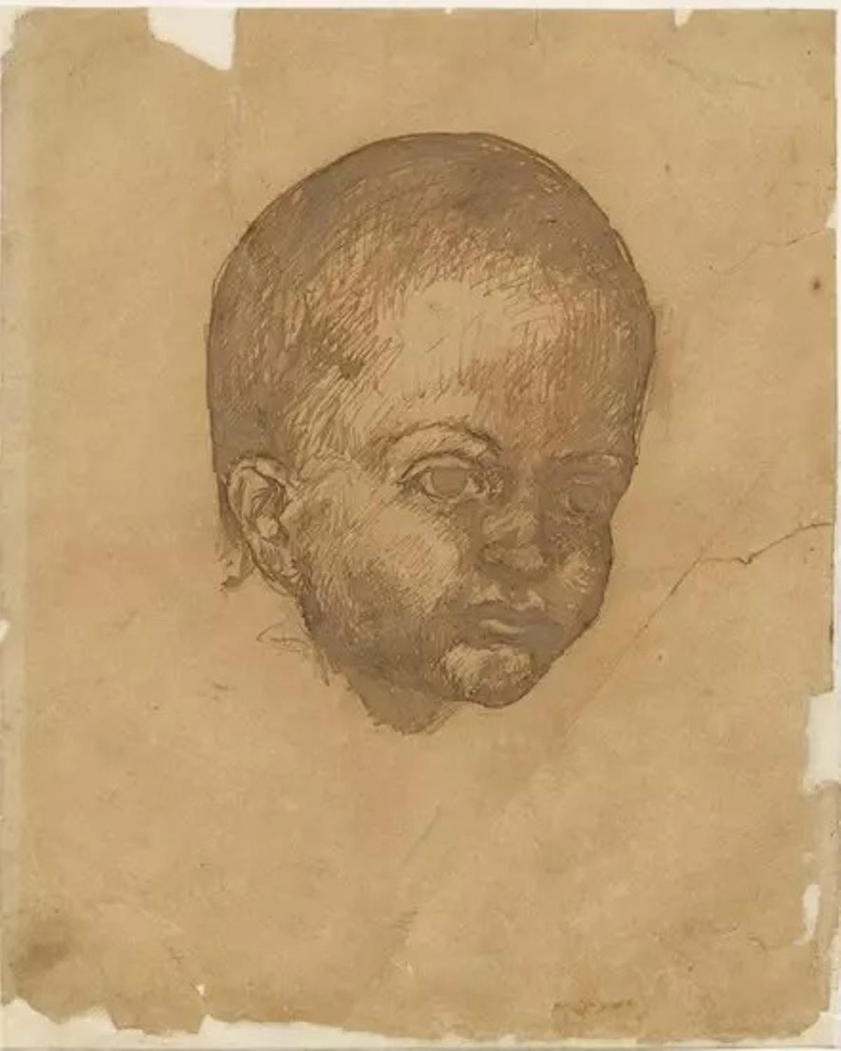 Boceto de niña de Picasso.