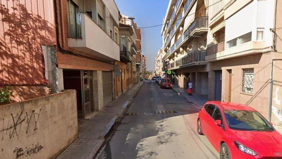 El carrer Sant Maurici de Manresa