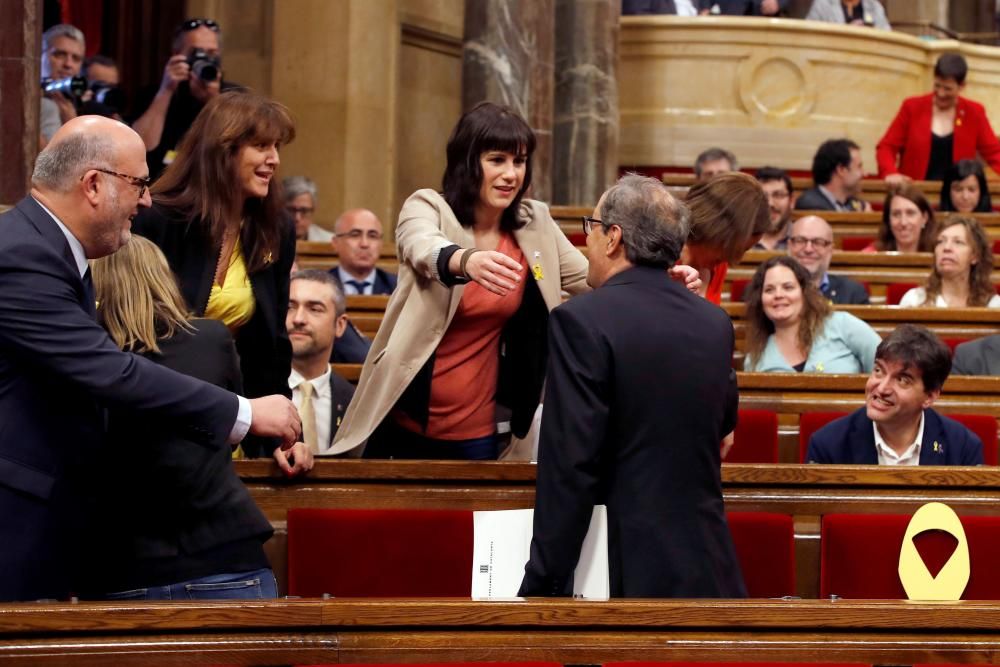 Ple d'investidura de Quim Torra