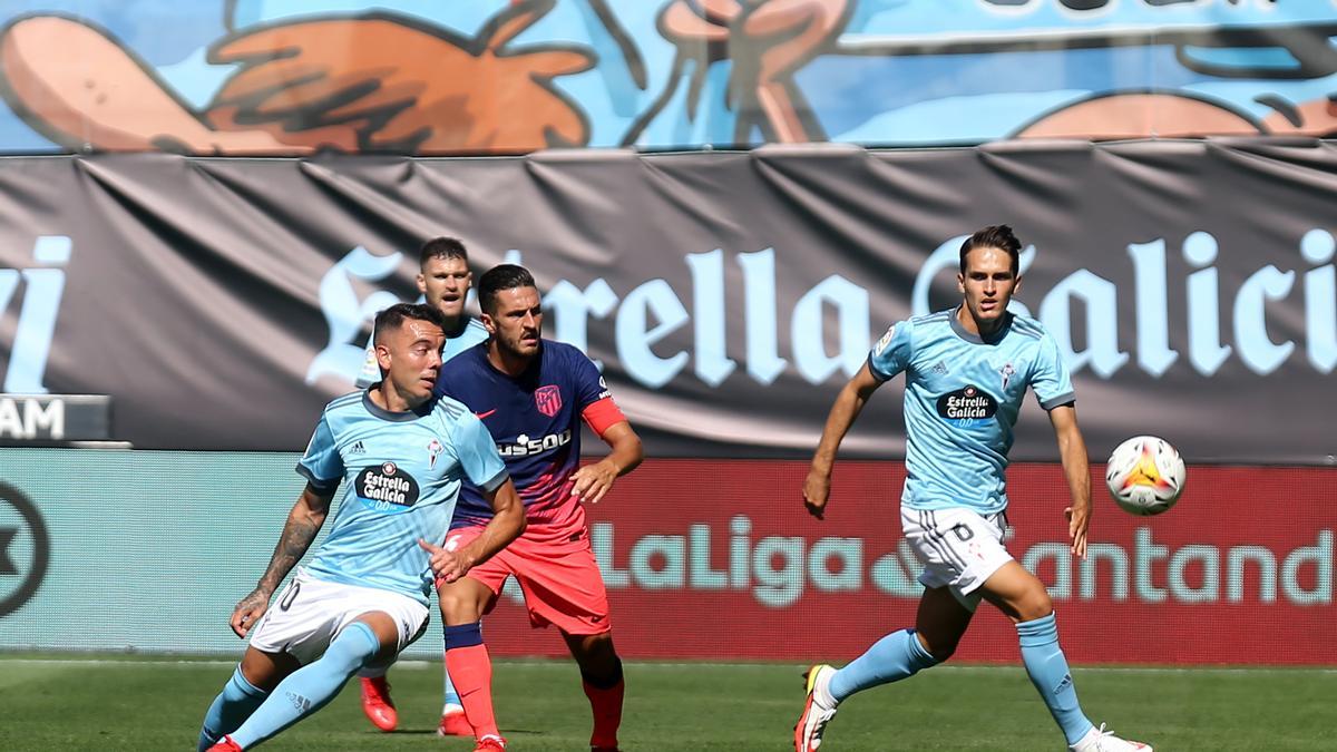 El Celta-Atlético, en imágenes