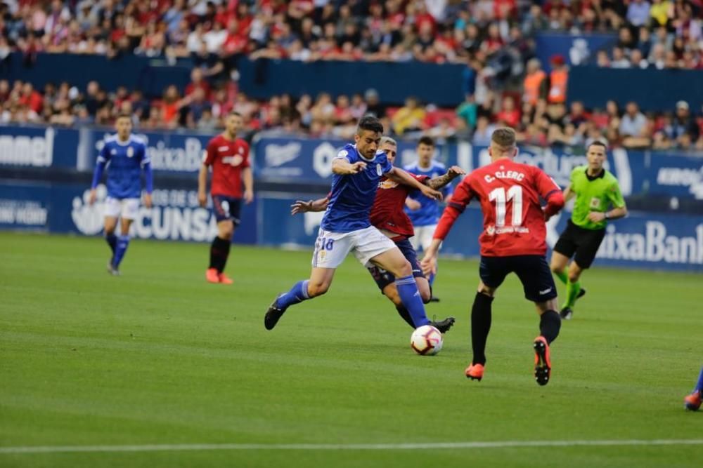 El partido entre el Osasuna y el Real Oviedo, en imágenes