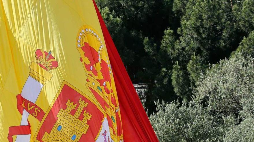 Un izado de bandera para celebrar los dos años de Felipe VI