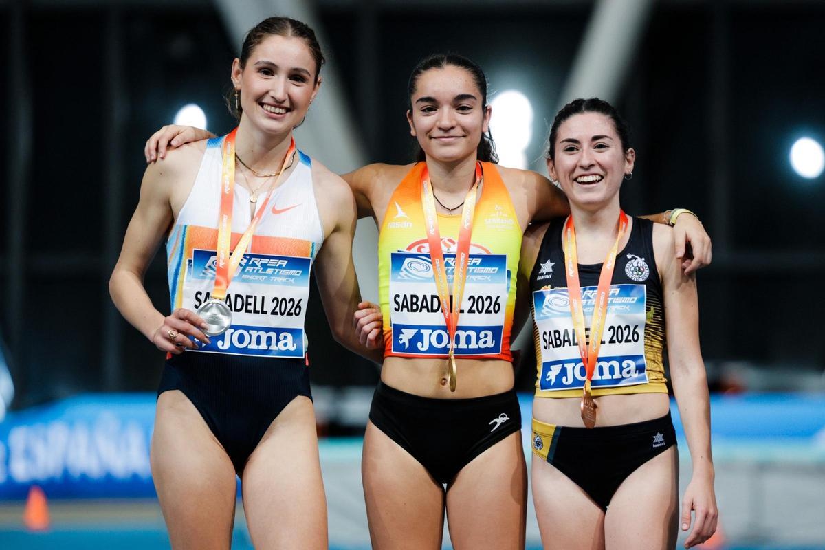 Judit Navarro, bronze als 3000 metres llisos als estatals sub-23 de Pista Coberta