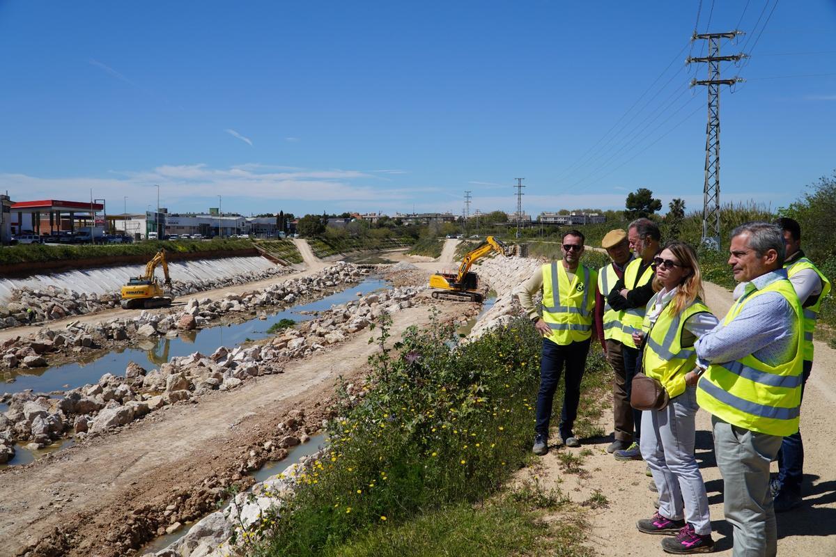 Obras en el barranco del Poyo