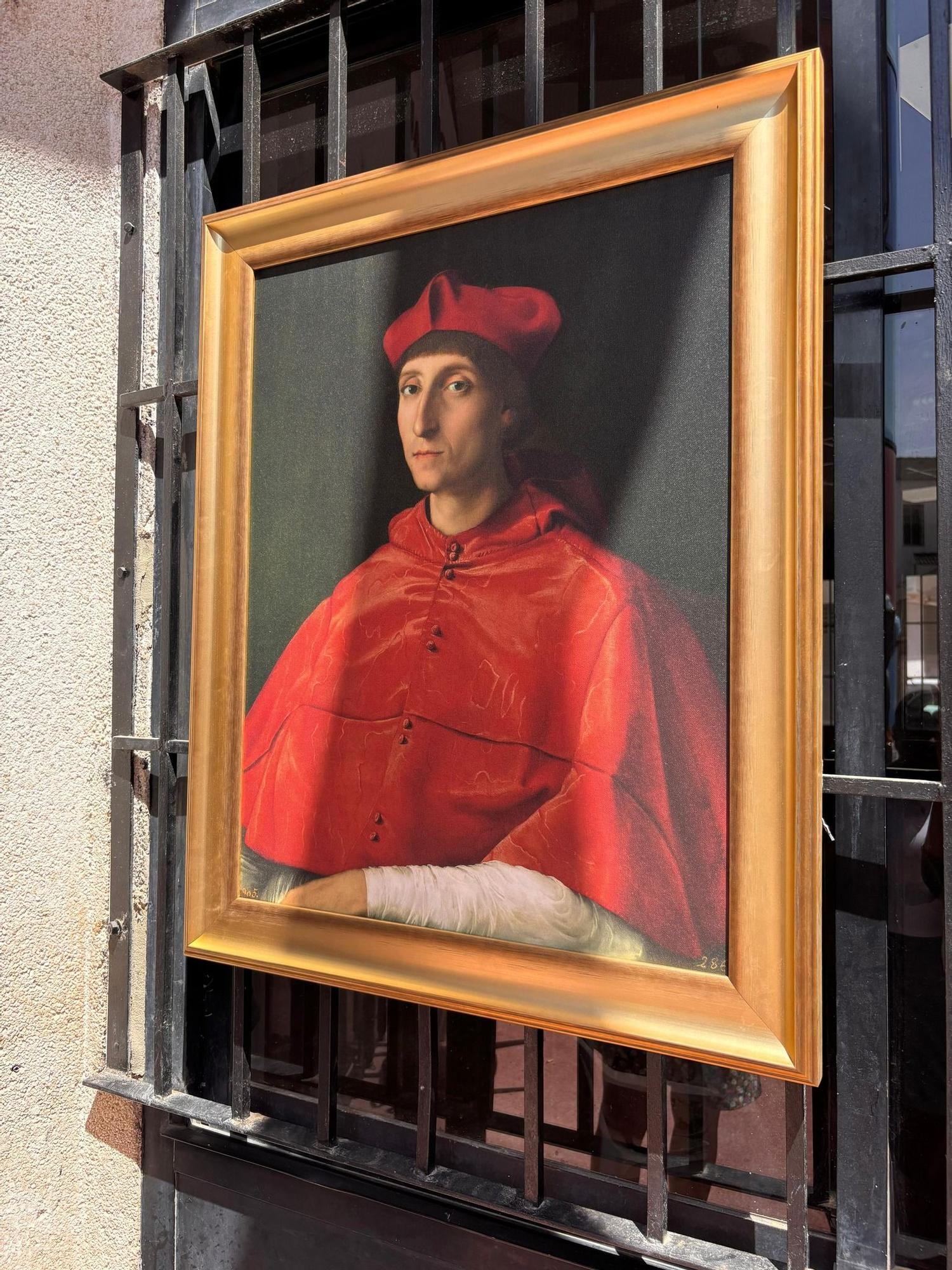 "El Cardenal" de Rafael, en la Casa de la Cultura de Albal.