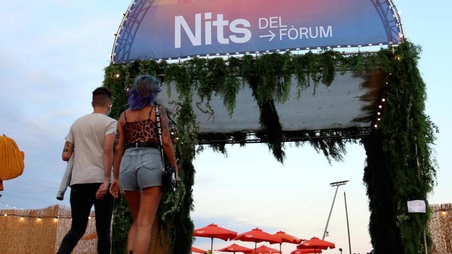 Entrada al Parc del Fòrum pels concerts de Les Nits del Primavera