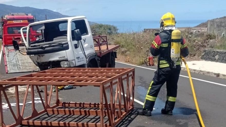 Una actuación de los bomberos.
