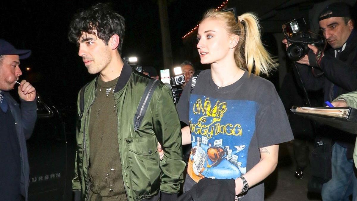 Joe Jonas y Sophie Turner, en Los Ángeles