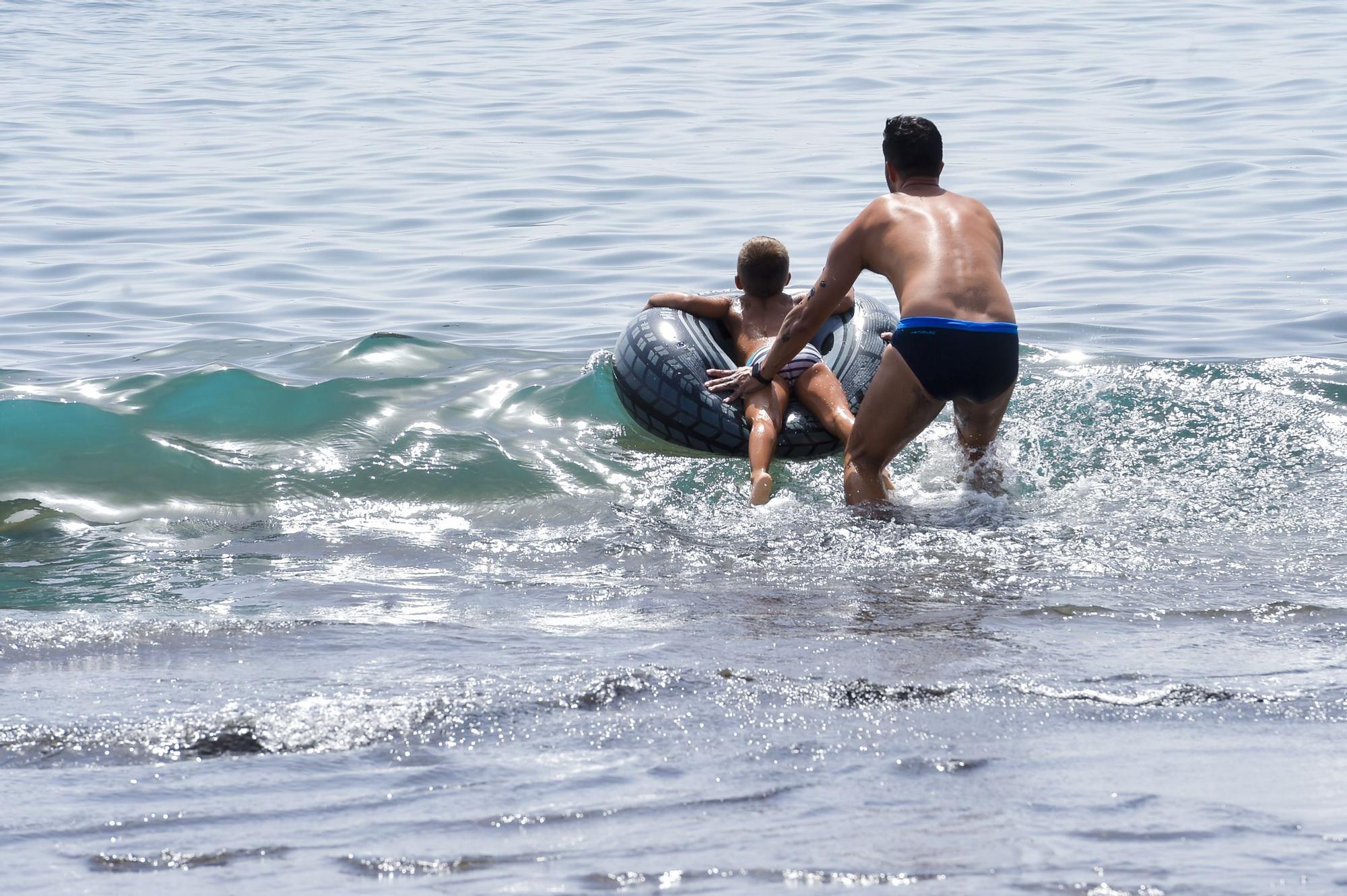 Playa del Águila, en el municipio de San Bartolomé de Tirajana (06/09/2021)