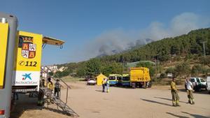 Incendio en Ávila