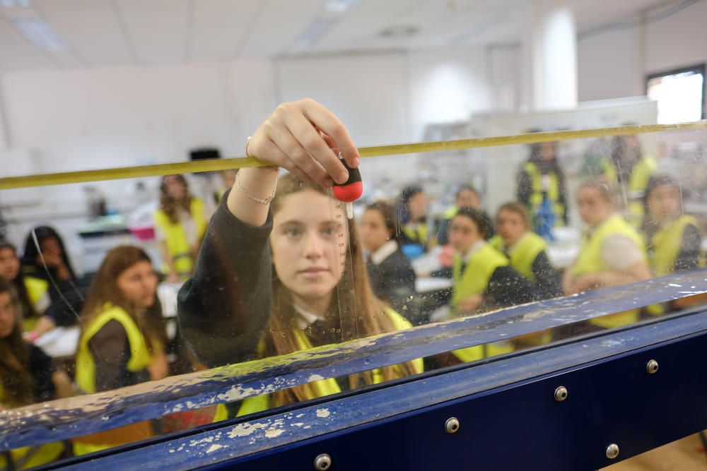 Alumnas de la ESO conocen la Ingeniería Civil