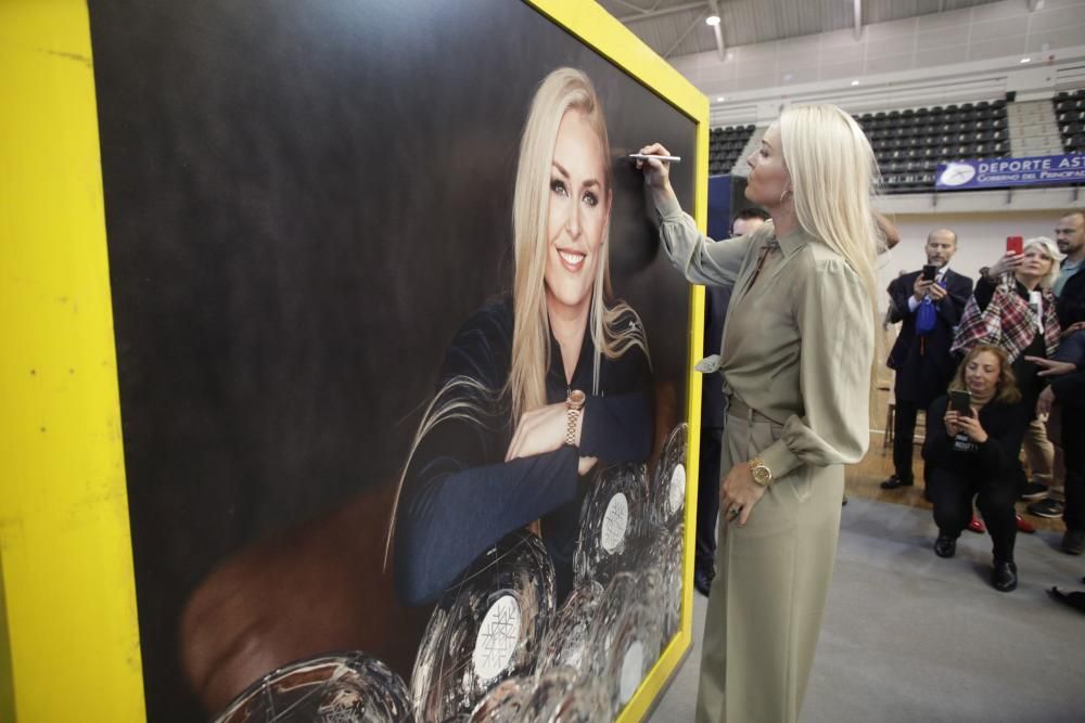 Premios Princesa de Asturias: Encuentro de Lindsey Vonn con estudiantes en Avilés