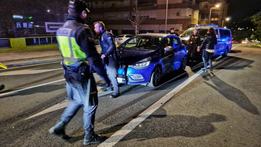 La Nochebuena de Cáceres se salda con dos policías locales heridos, magullados y con contusiones