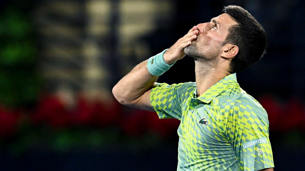 Novak Djokovic, en el torneo de Dubái