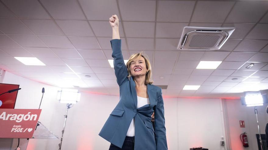 Pilar Alegría lanza en La Zaida (Zaragoza) su carrera para liderar el PSOE Aragón: &quot;Voy a por todo&quot;