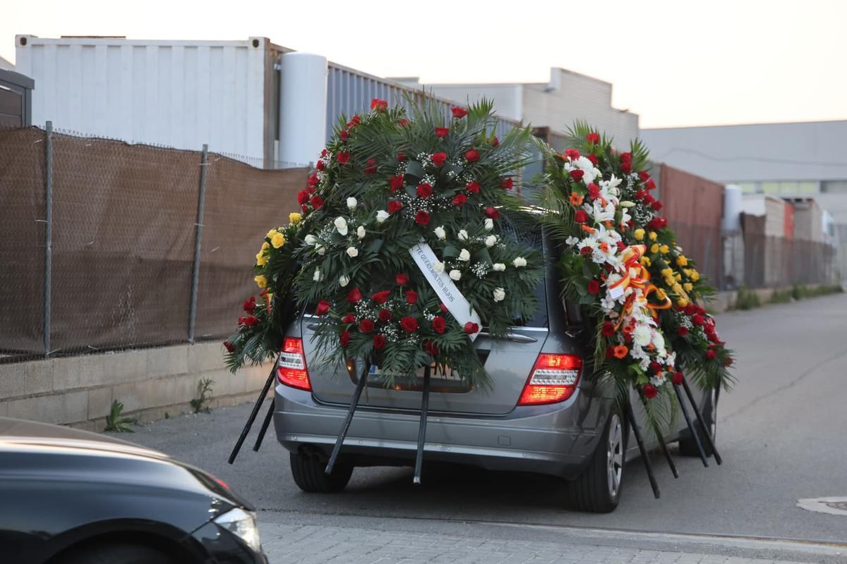 Familiares y amigos despiden a Tejero en Xàtiva