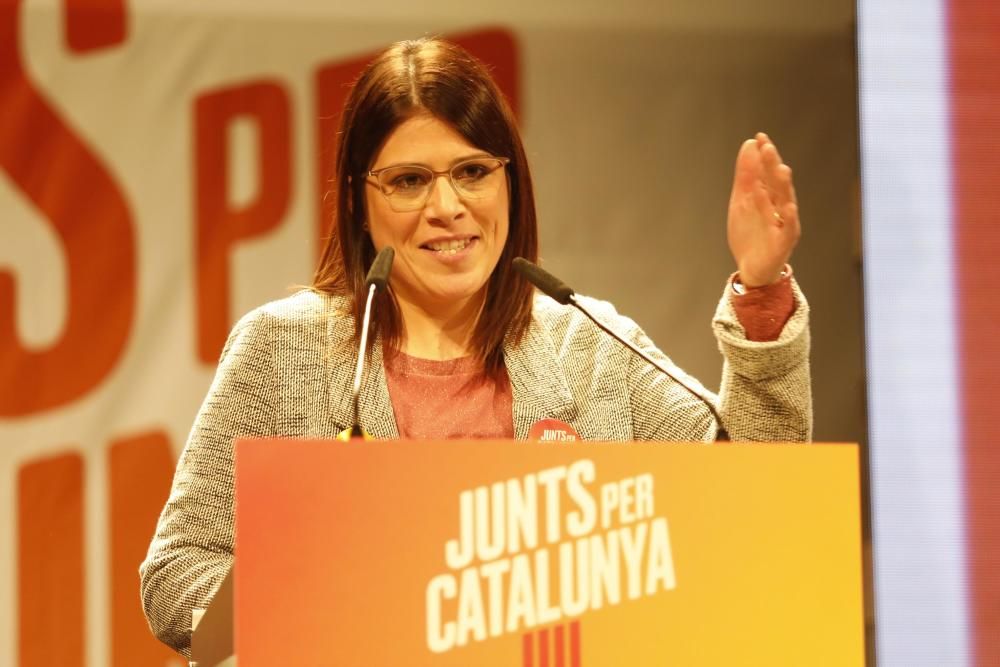 Acte central de la campanya de Junts per Catalunya a Girona