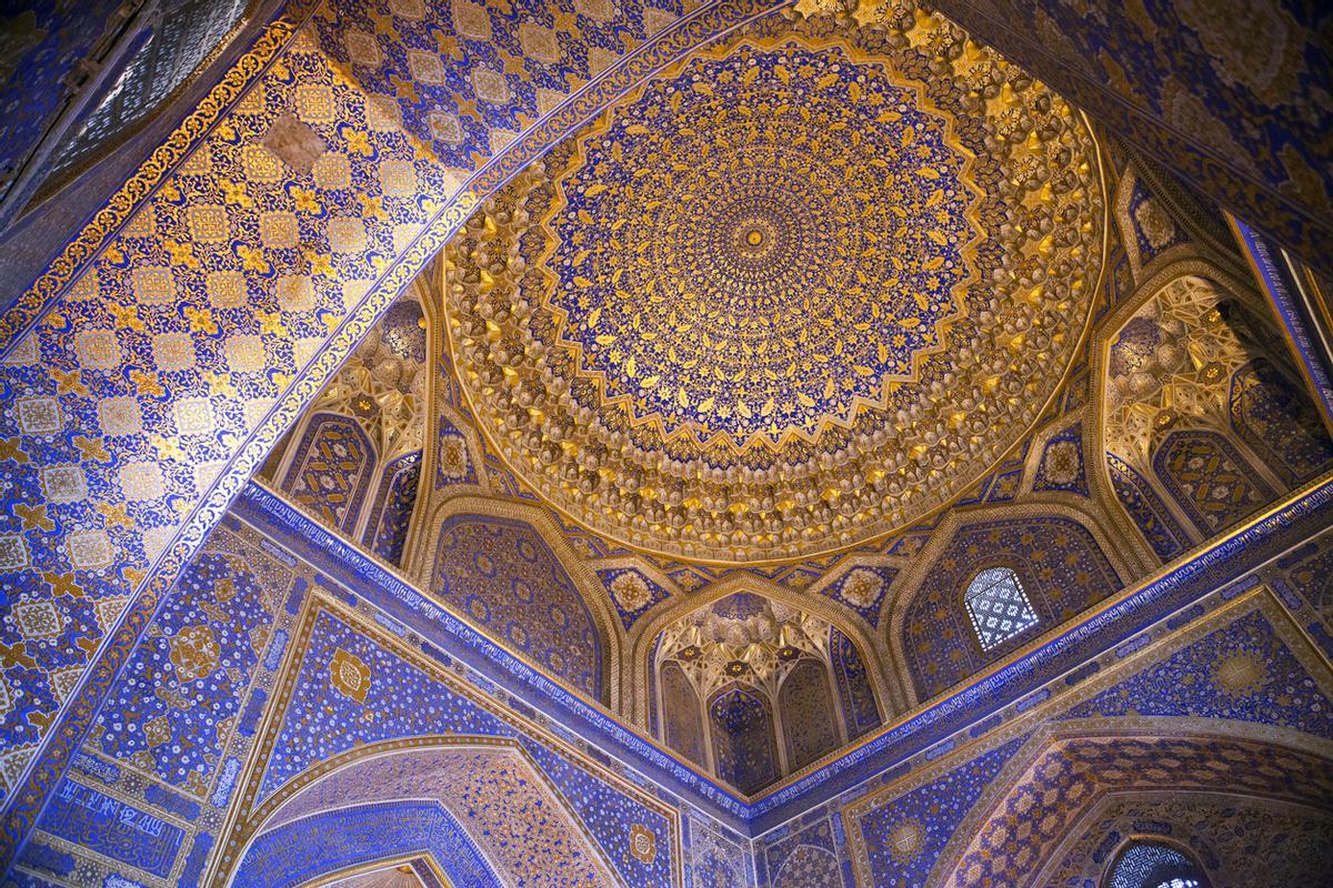 Los mosaicos de Uzbekistán son puro amor