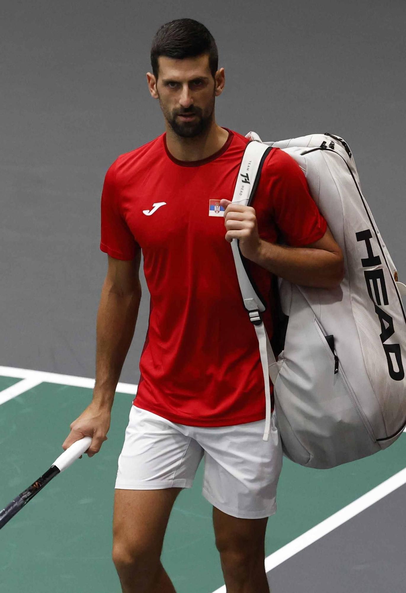 Segunda jornada de Copa Davis, ya con Djokovic entrenando en L´Alqueria