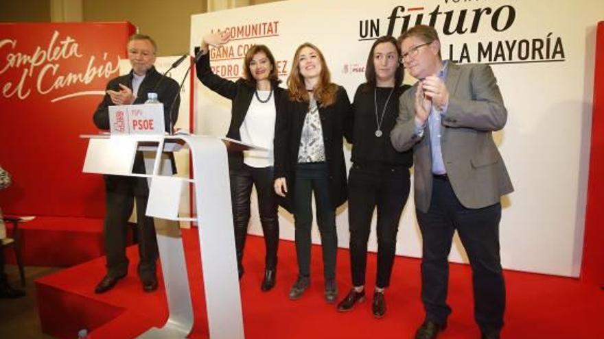 Ximo Puig y Bastidas visitan Algemesí y Alzira para convencer a sus votantes