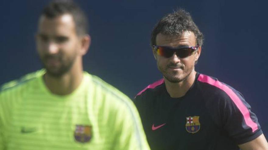 Luis Enrique también descarta a Montoya y Douglas ante el PSG