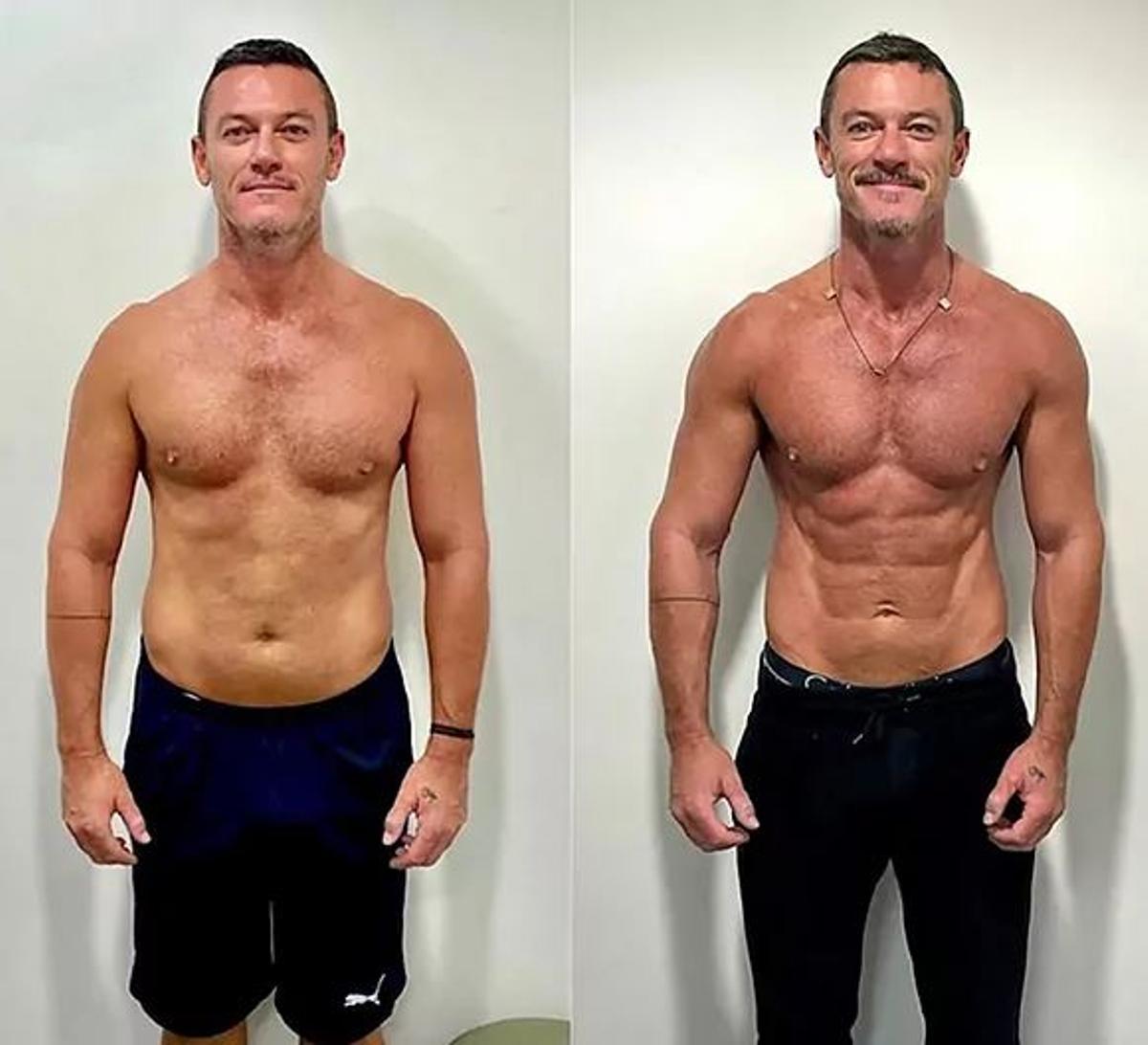 La transformación física de Luke Evans