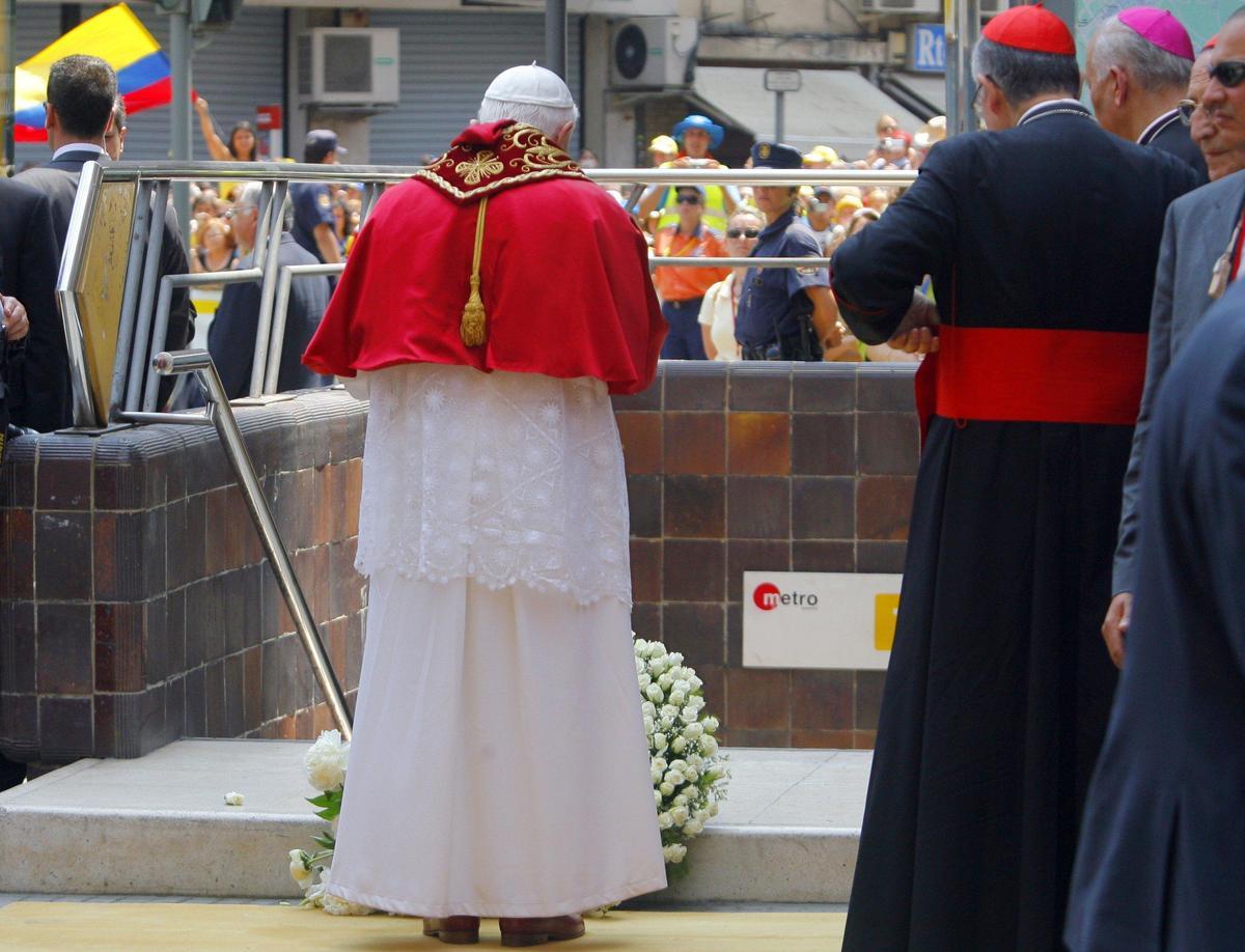 Una visita marcada marcada por la visita del metro