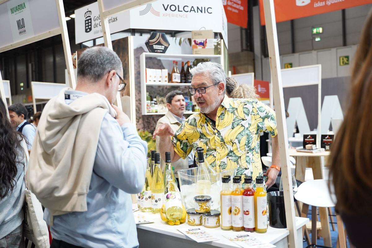 Uno de los productores canarios que participa en el Salón Gourmet que se celebra en Madrid