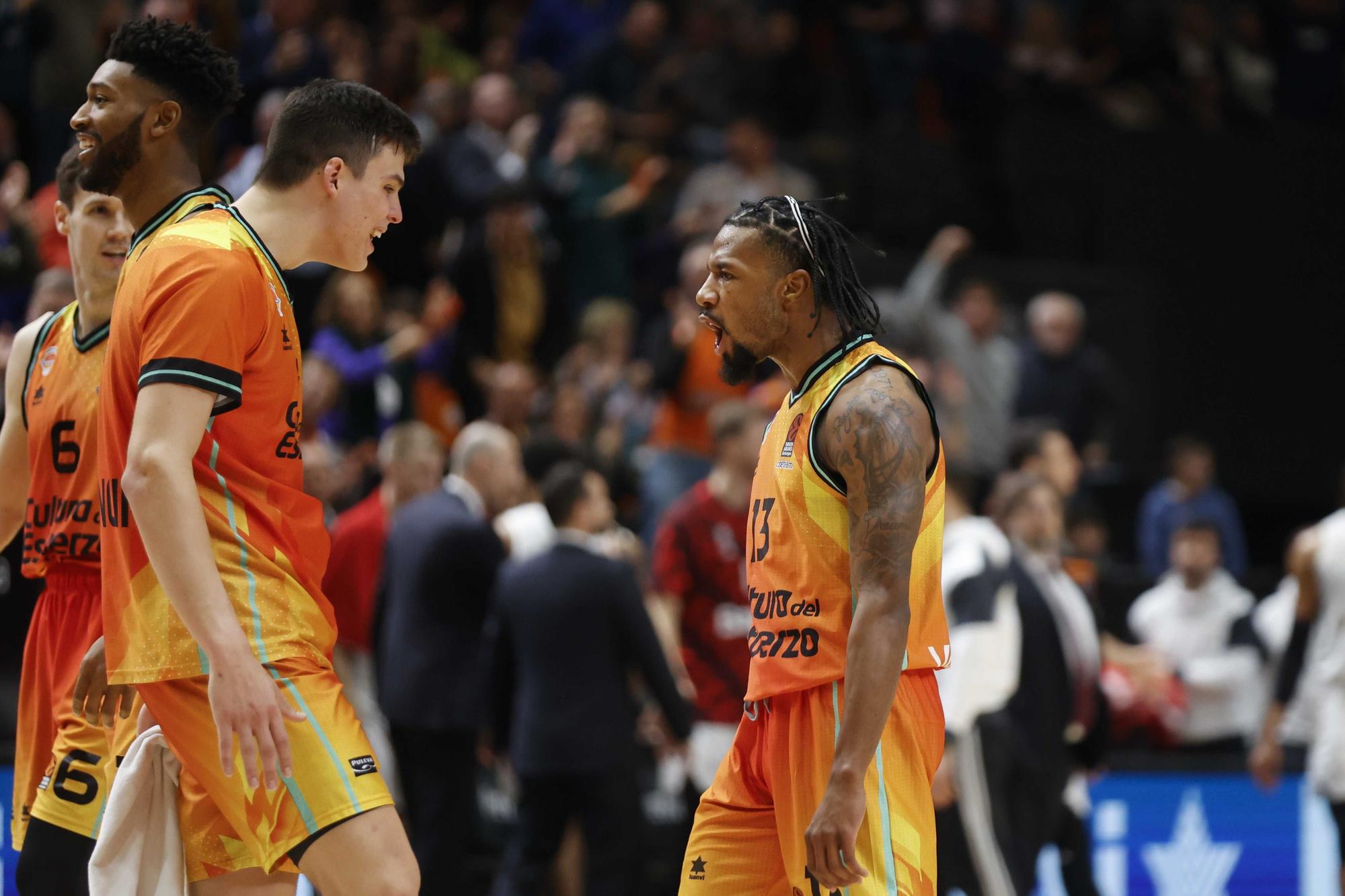 Victoria de Valencia Basket ante el Bayern de Munich