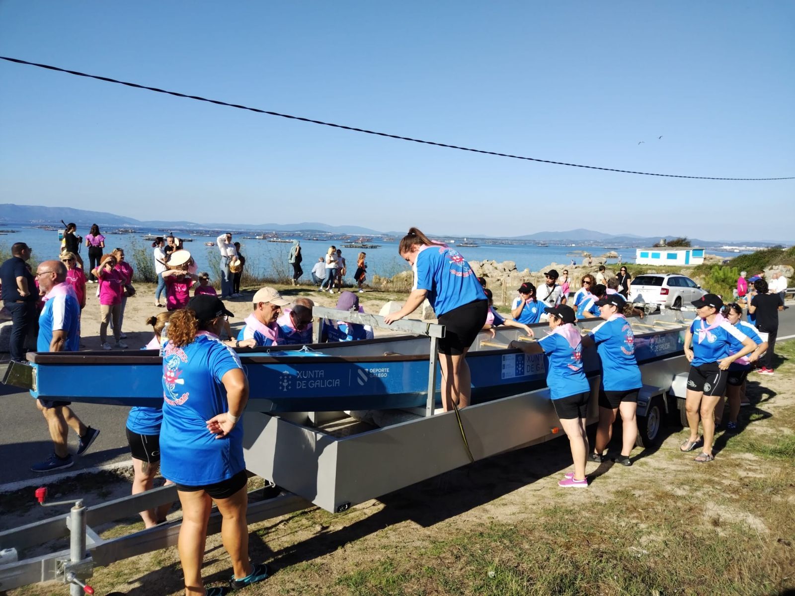 “I Travesía Barca de Pedra–Ruta Marítima Xacobea”.