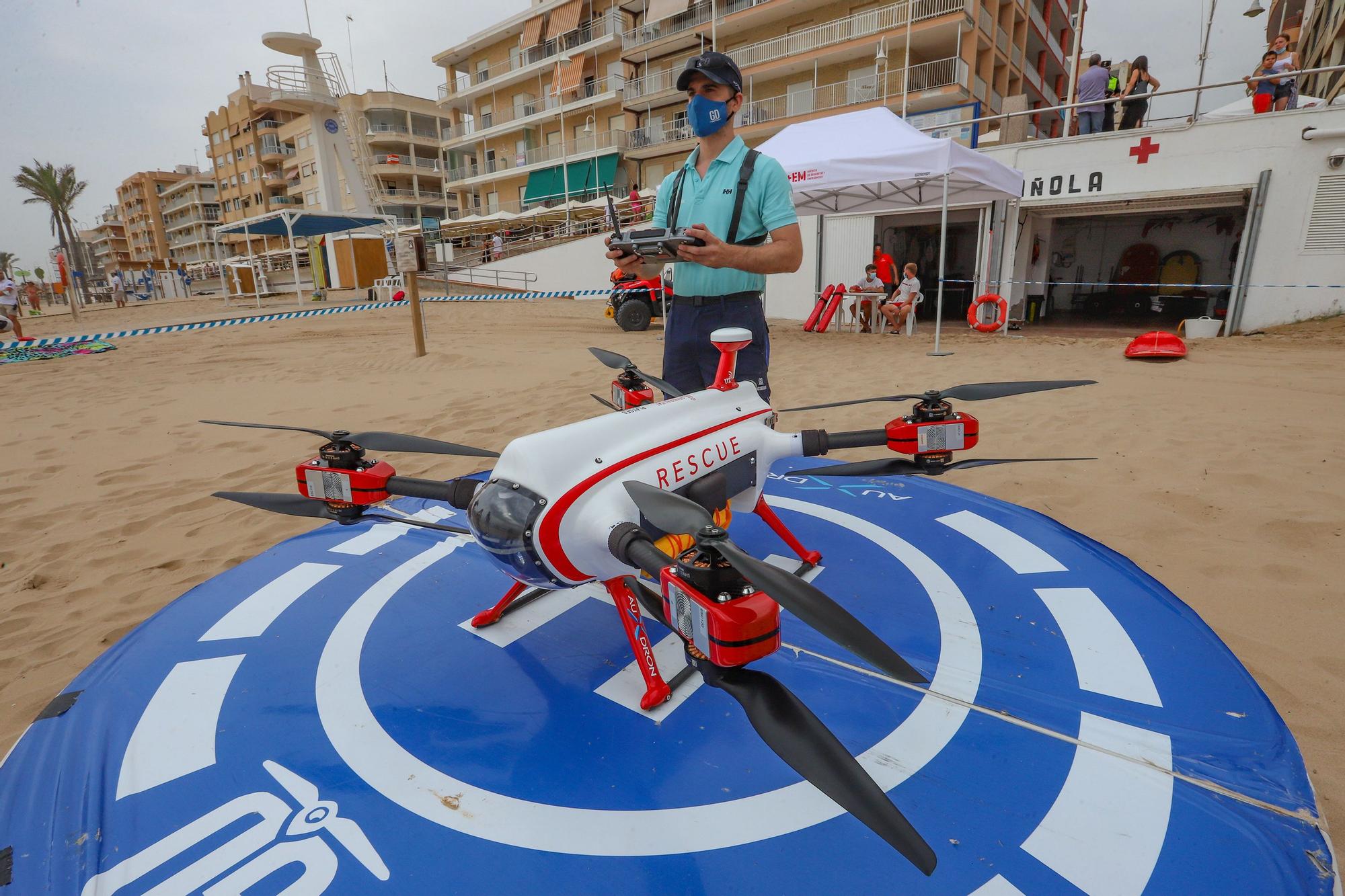 Guardamar del Segura estrena drones como "socorristas"