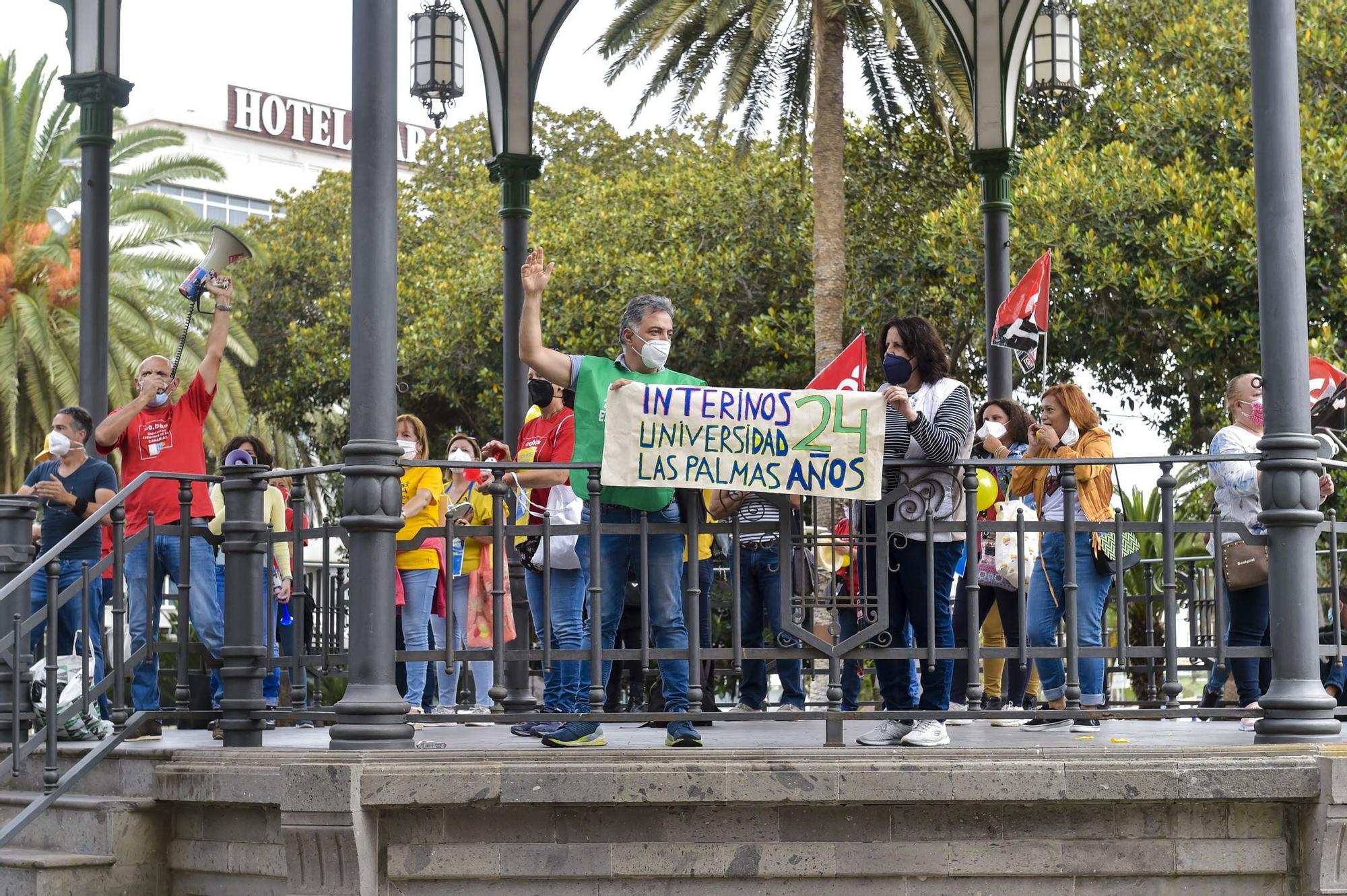Manifestación del 1 de Mayo, Día de los Trabajadores, en Las Palmas de Gran Canaria (01/05/21)