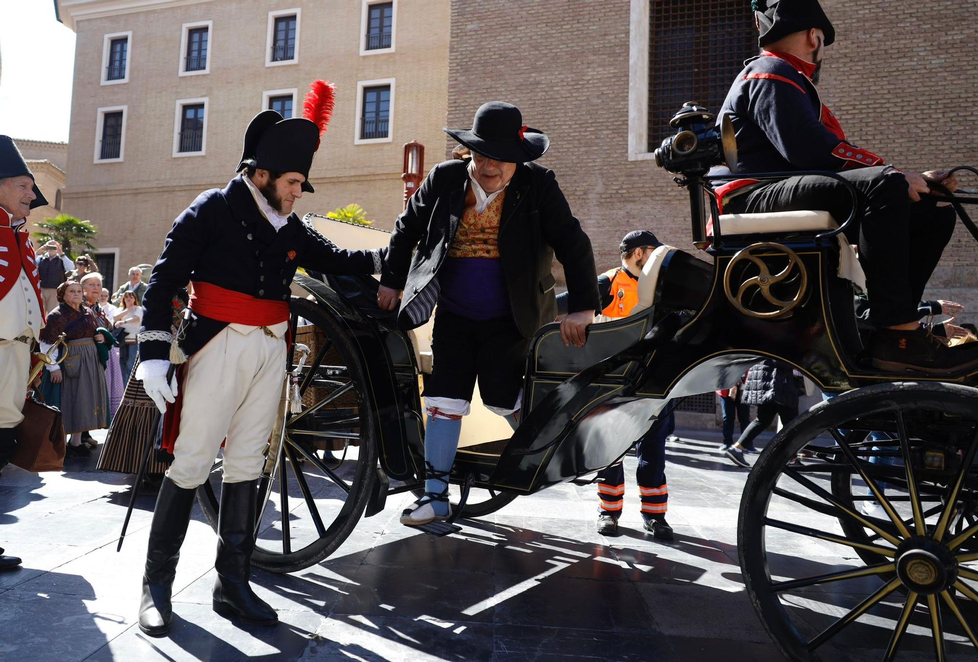 Zaragoza se engalana para recrear los Sitios de 1808