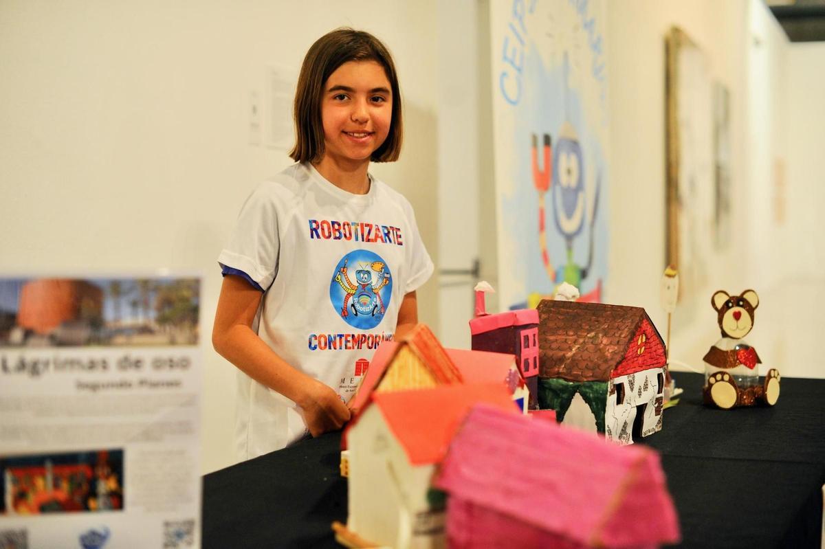 La alumna del colegio Santa Marina, Vera Barragán.
