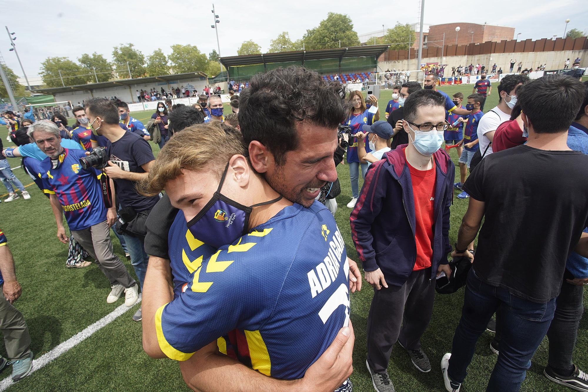 El Llagostera és de Primera RFEF (3-3)