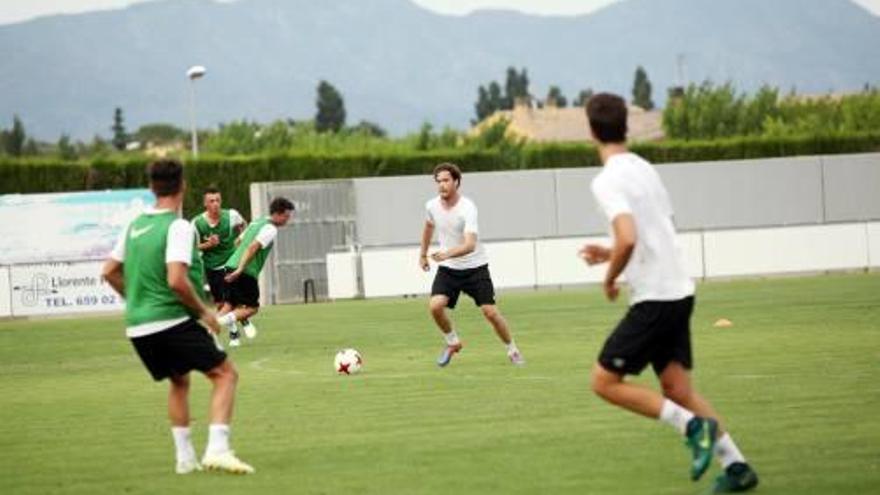 Imatge d&#039;un entrenament del Peralada-Girona B.