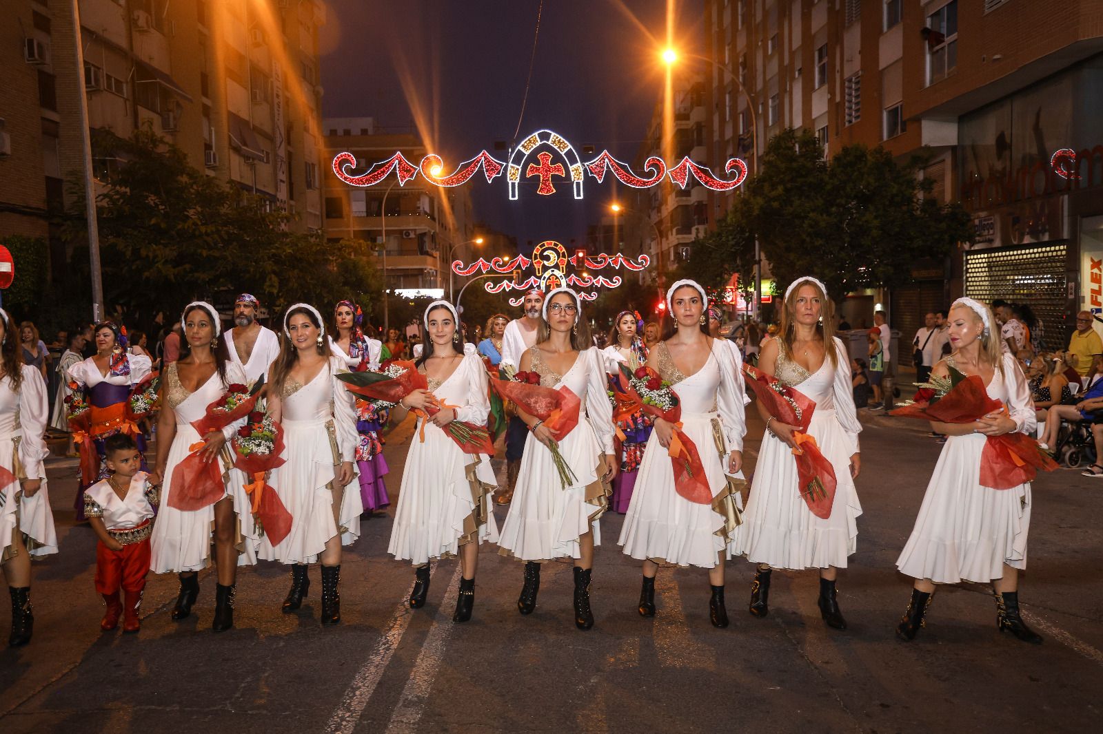 Moros y Cristianos de Altozano 2023: ofrenda de flores a la Virgen de la Asunción