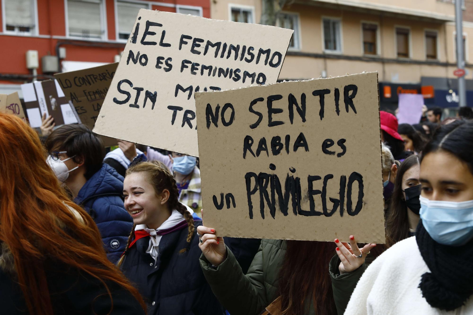 Manifestación estudiantil 8-M 2022