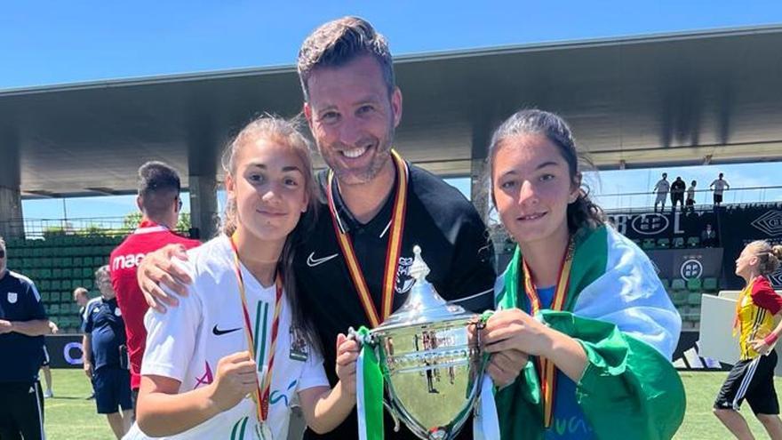 Las blanquiverdes Cristina y Nadine, plata en el Campeonato de España