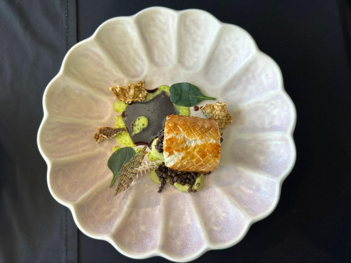 El plato elaborado por Kike Erazo.