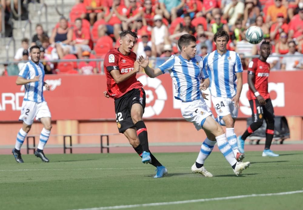 Mallorca-Real Sociedad: Los bermellones encajan su primera decepción