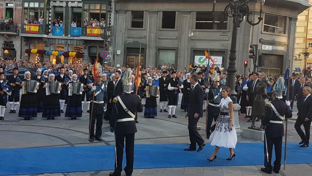 Alfombra azul de los premios "Princesa de Asturias" 2017