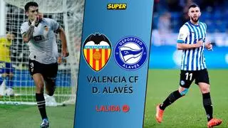 Valencia CF - Deportivo Alavés: LaLiga en directo, resultado y goles