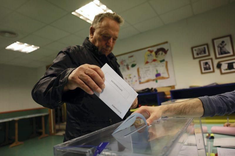 Jornada electoral en Aragón