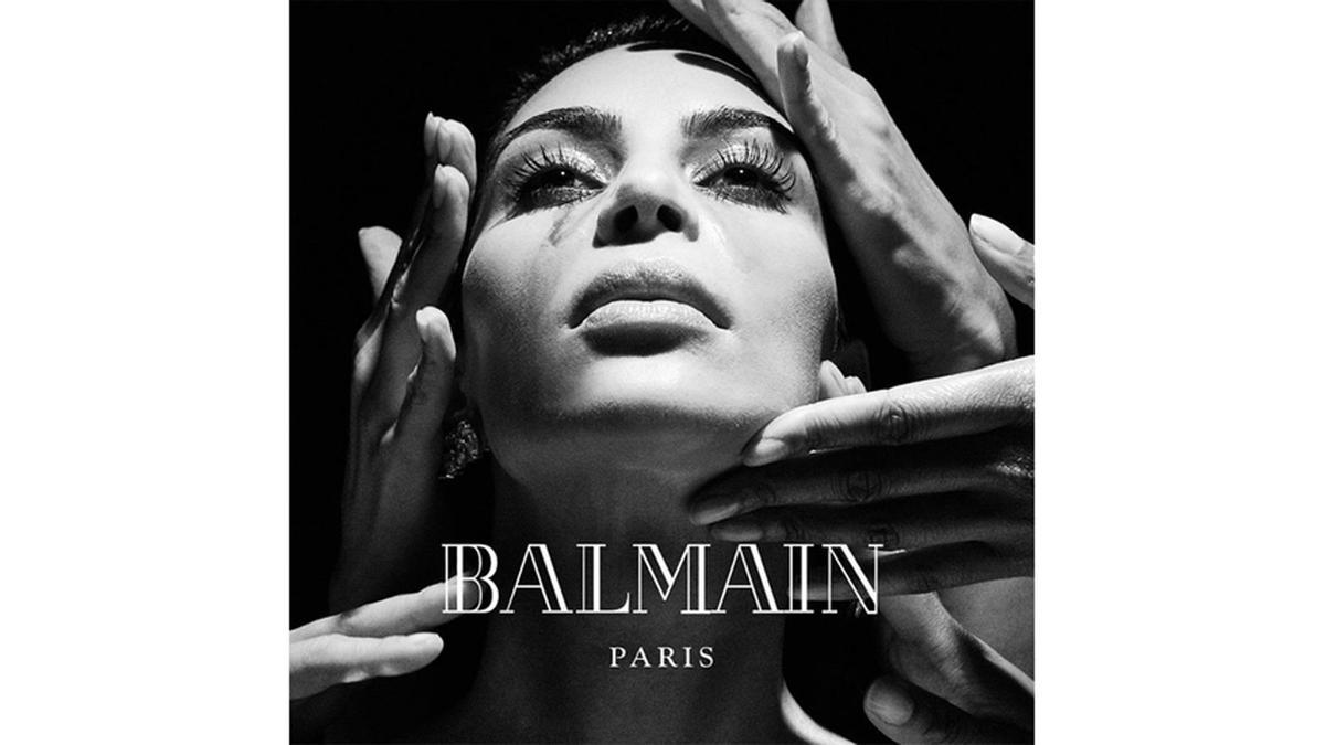 Kim Kardashian para Balmain