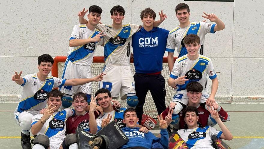 Los jugadores de Compañía celebran su victoria en el Sector Nacional. | LOC