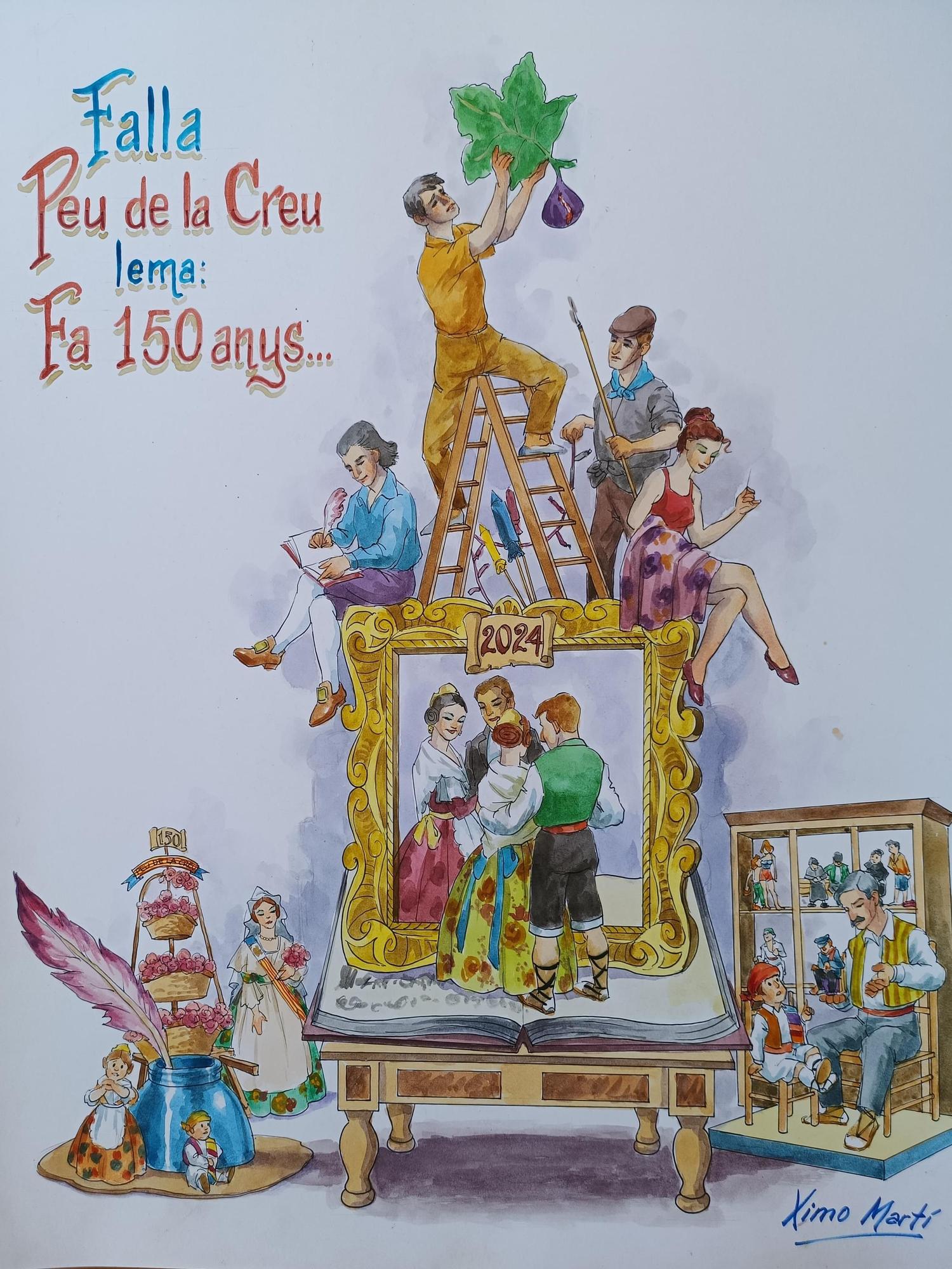 Pie de la Cruz, de Ximo Marti. Fa 150 anys