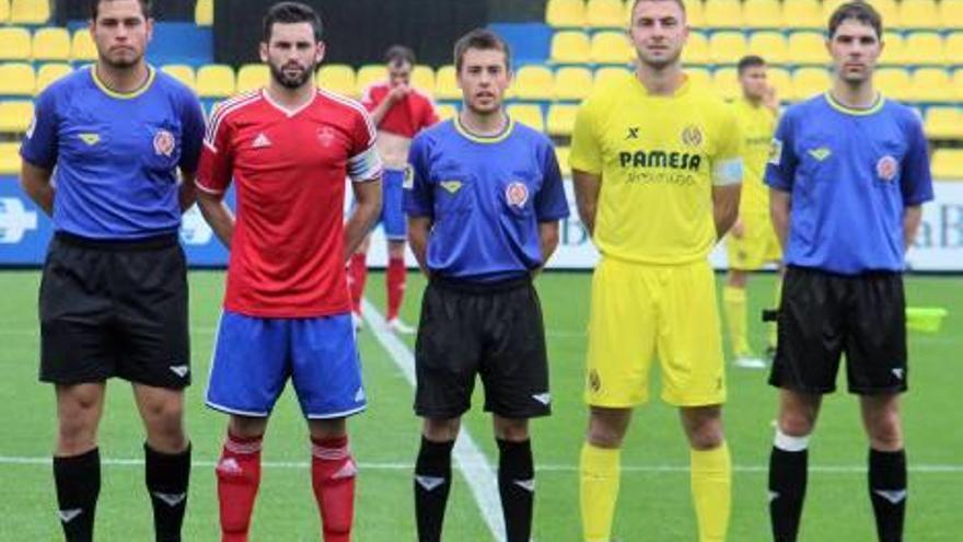 Álvaro Rallo cerró la temporada dirigiendo el duelo de rivalidad entre el Villarreal C y el Borriol.