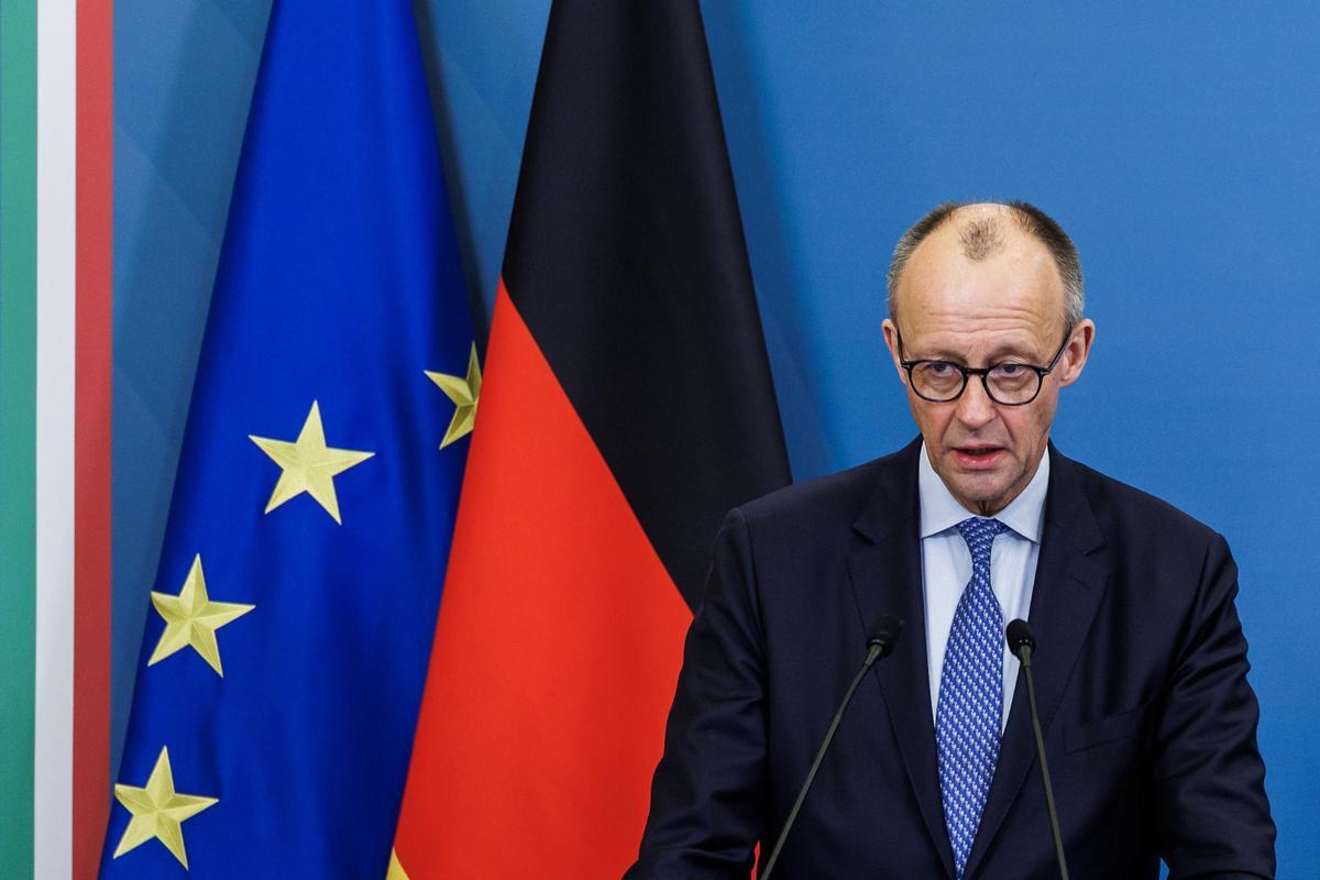 El canciller de Alemania, Friedrich Merz.