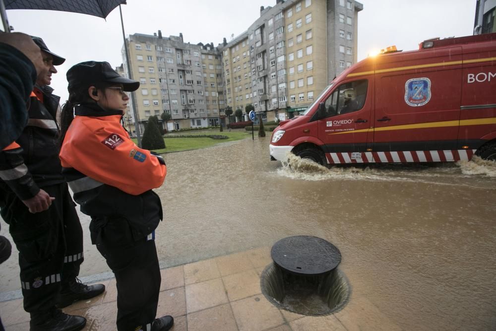 Inundaciones en Oviedo